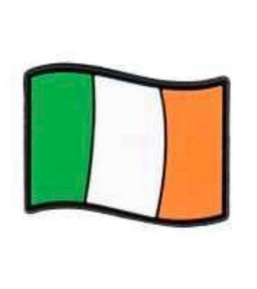 Croc shoe charm Irish flag Ireland