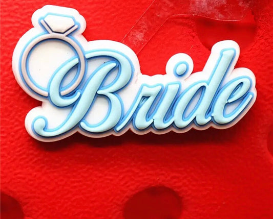 Bride Wedding Engagement Croc Charm