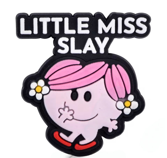 Little Miss Slay Croc Charm