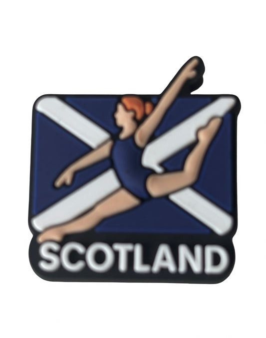 Scotland Gymnastics Croc Charm