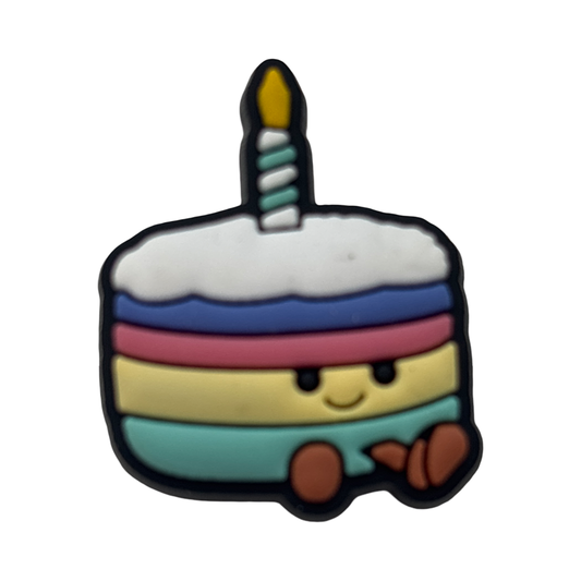 Jelly Birthday Cake Croc Charm