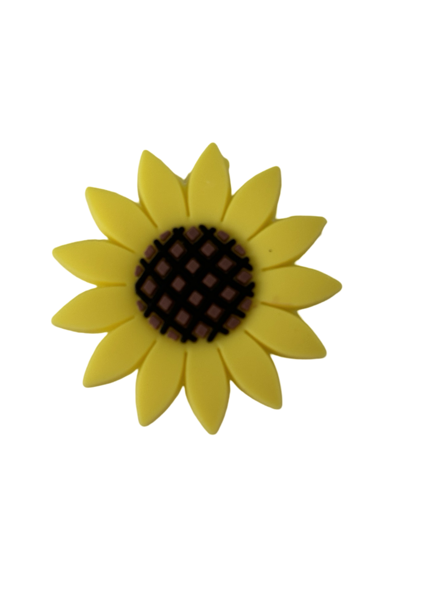 Sunflower Croc Charm