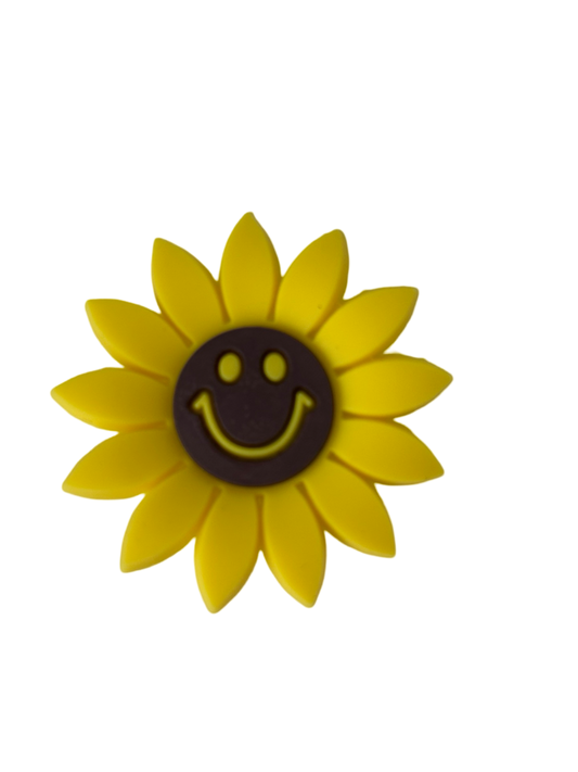 Sunflower Croc Charm