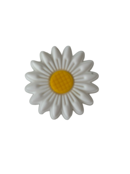 Daisy Flower Croc Charm