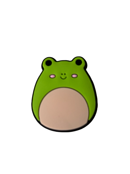 Frog Squishmallow Croc Charm