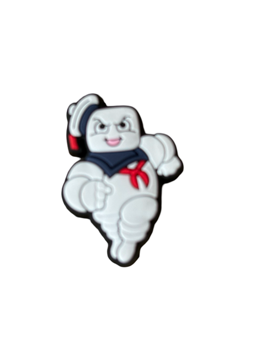 Marshmallow Man Ghostbusters Croc Charm