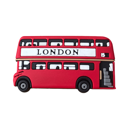 London Bus Croc Charm