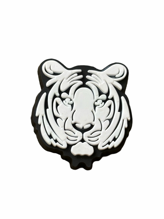 Black & White Tiger Croc Charm