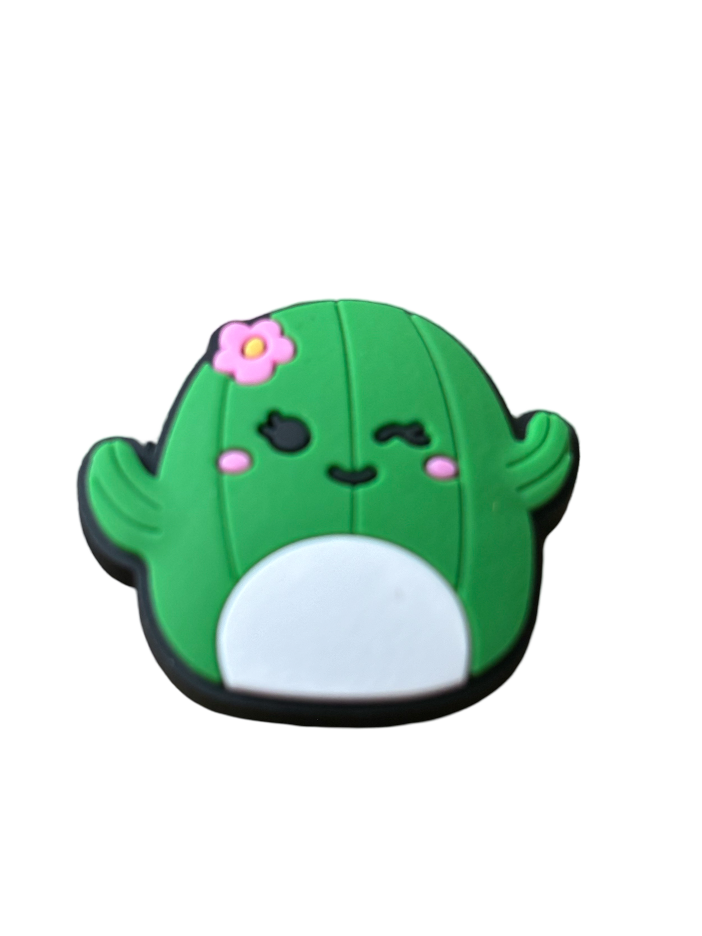 Cactus Squishmallow Croc Charm