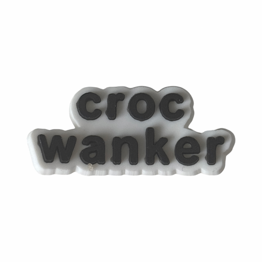 Croc W*nker Croc Charm