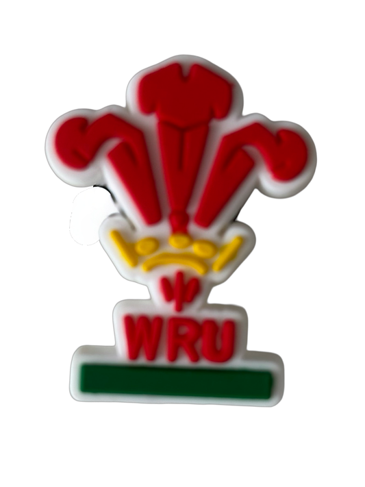 Welsh Rugby Croc Charm