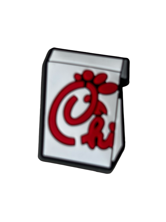 Chick-a-fillet Croc Charm