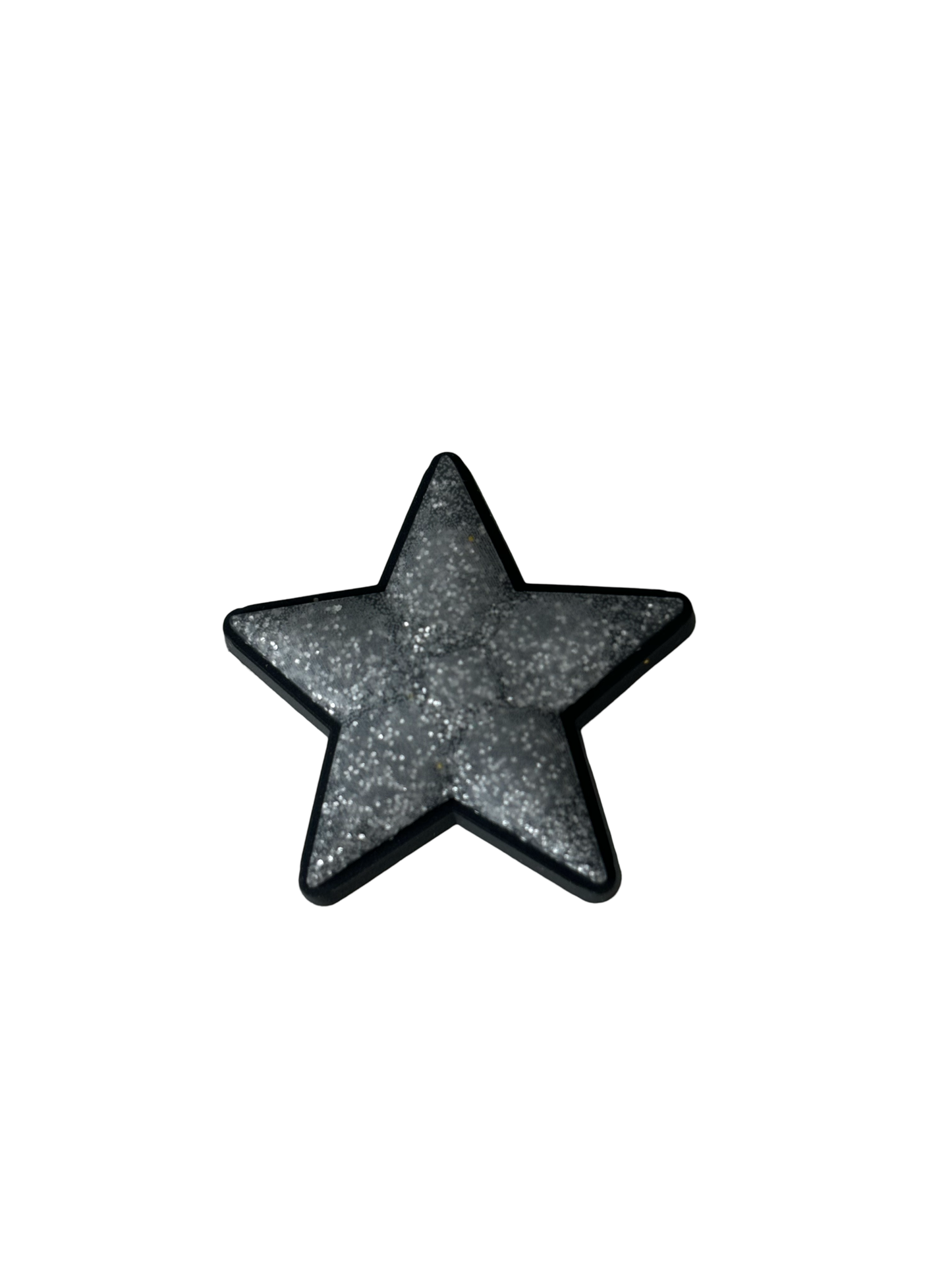 Glitter Star Croc Charm