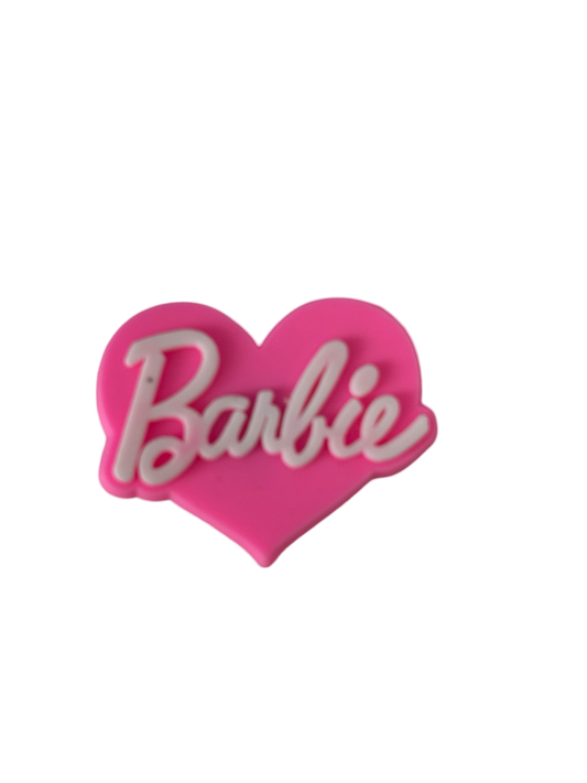 Barbie Heart Croc Charm