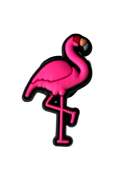 Flamingo Croc Charm