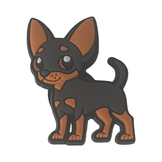 Miniature Pinscher Dog Croc Charm