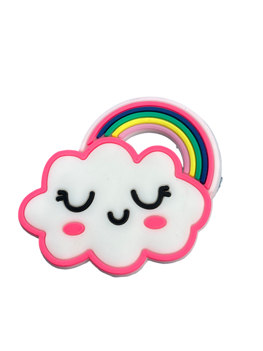 Rainbow Cloud Croc Charm