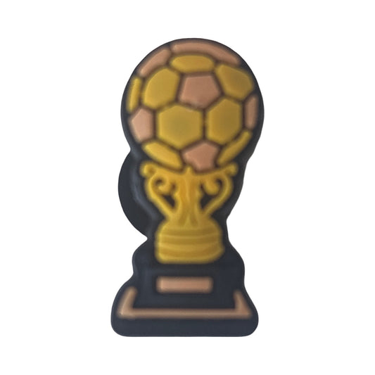 Football Trophy Croc Charm