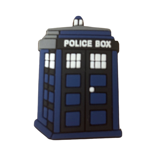 Dr Who Police Box Croc Charm