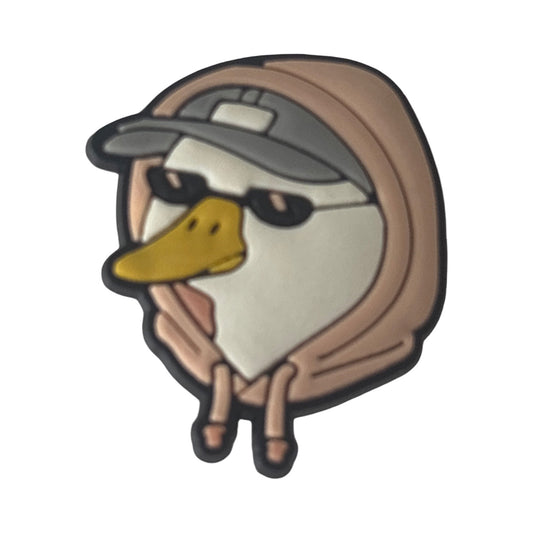 Gangster Goose Croc Charm