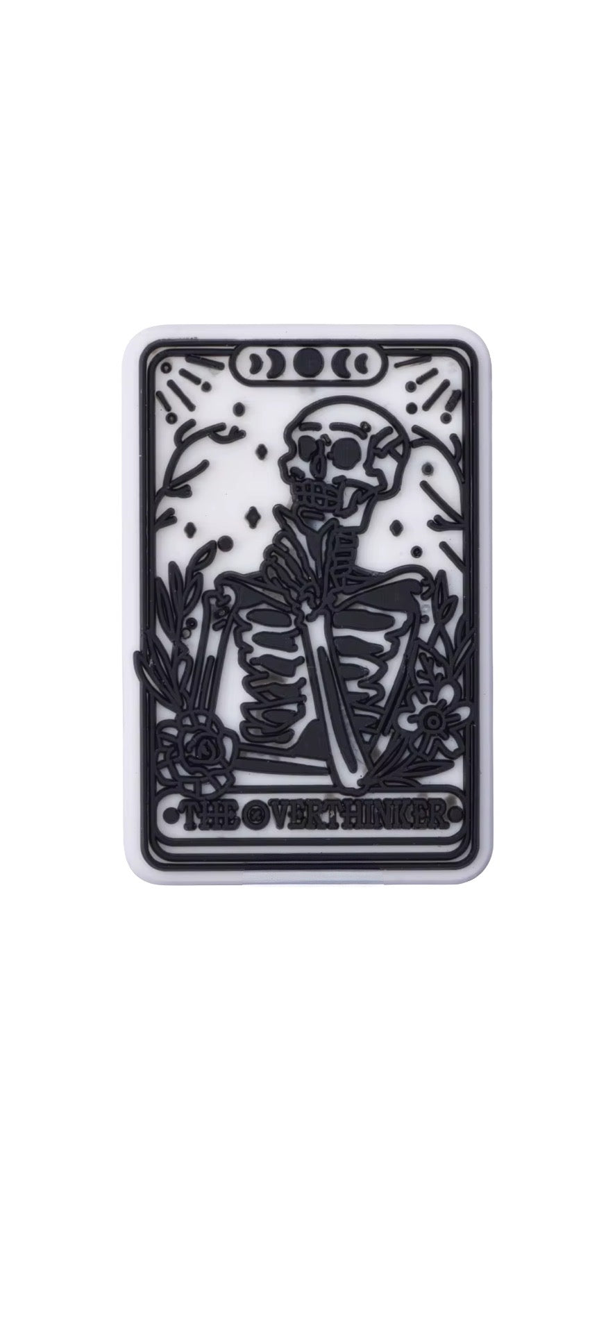 The Overthinker Tarot Croc Charm