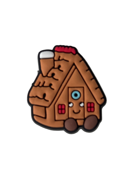 Gingerbread House Jellycat Croc Charm