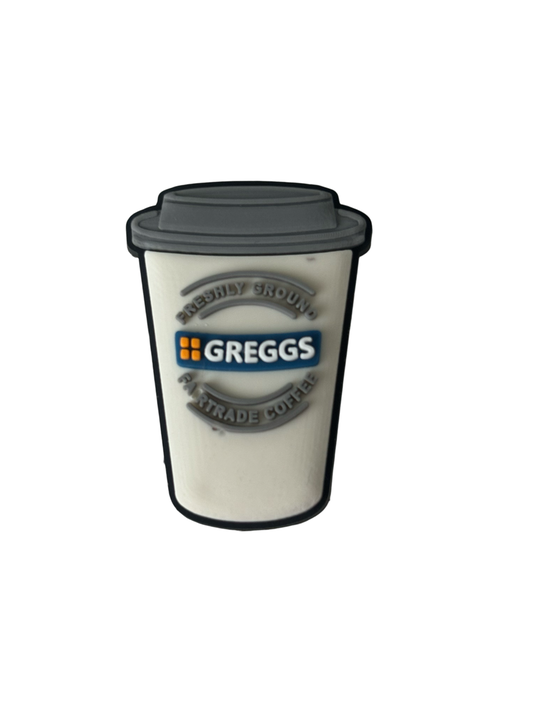 Greggs Coffee Tea Croc Charm