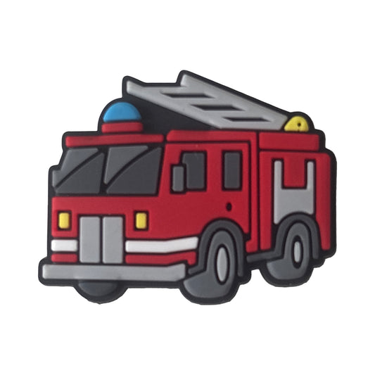 Fire Engine Croc Charm