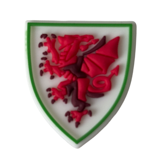 Wales Welsh Football Croc Charm