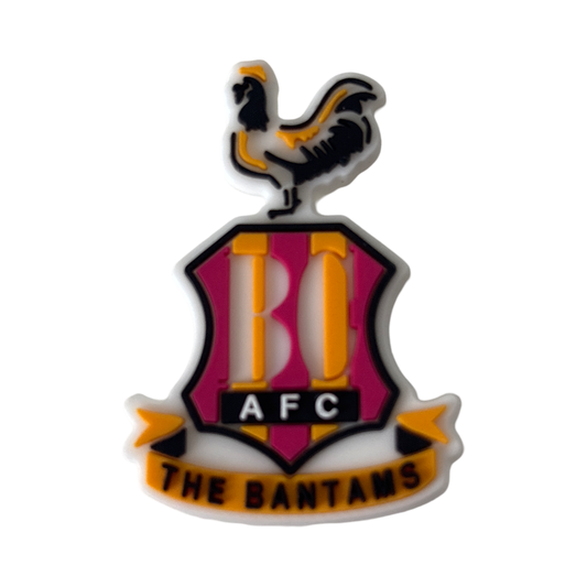 Bradford City Football Croc Charm