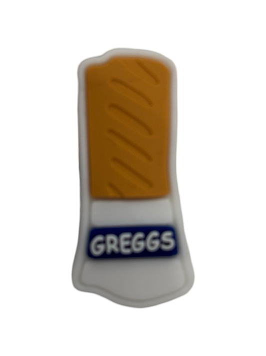 Greggs Sausage Roll Croc Charm