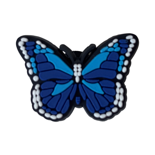 Blue butterfly Croc Charm