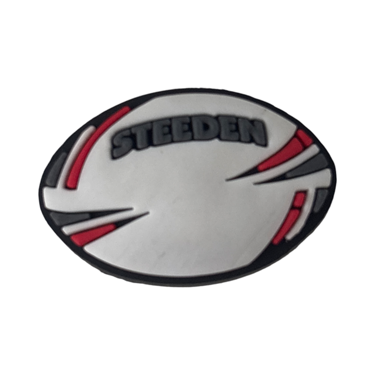 Rugby Ball Croc Charm