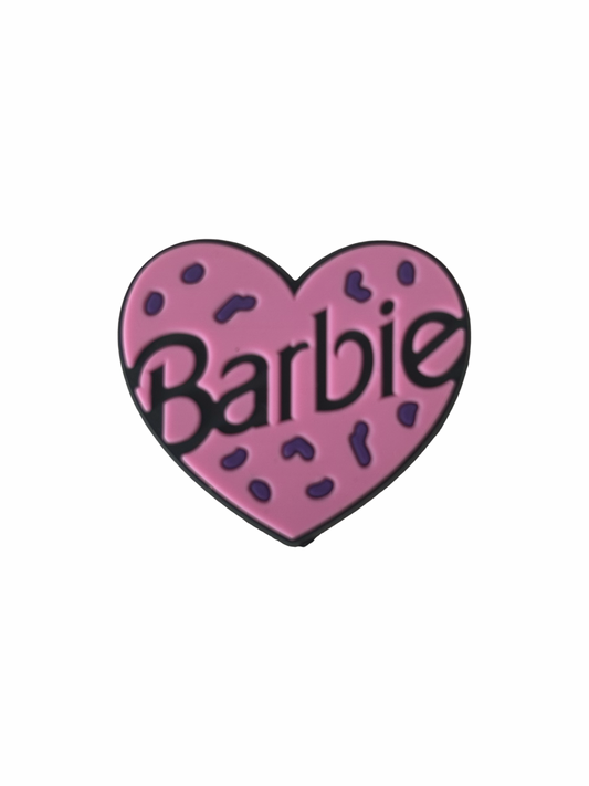 Barbie Heart Croc Charm