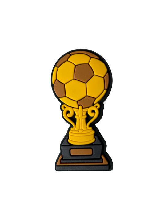 Football Trophy World Cup Croc Charm