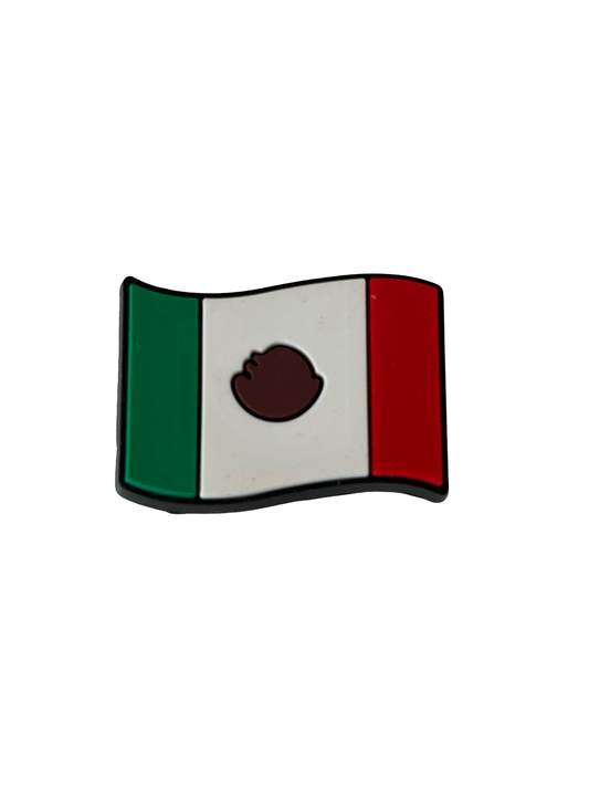 Mexico Flag Croc Charm