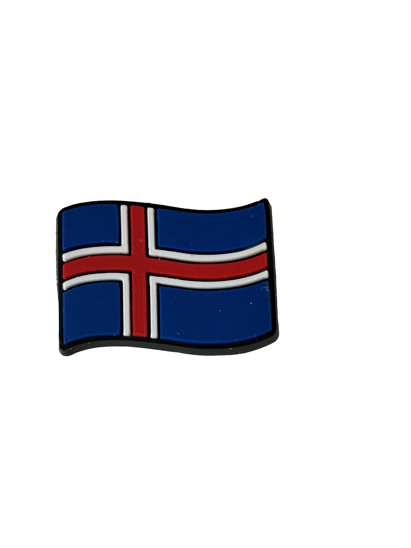Iceland Flag Croc Charm