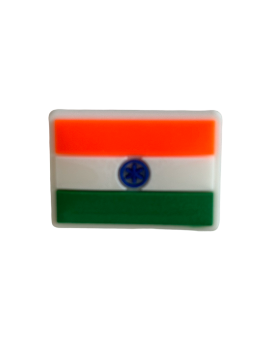 India Flag Croc Charm