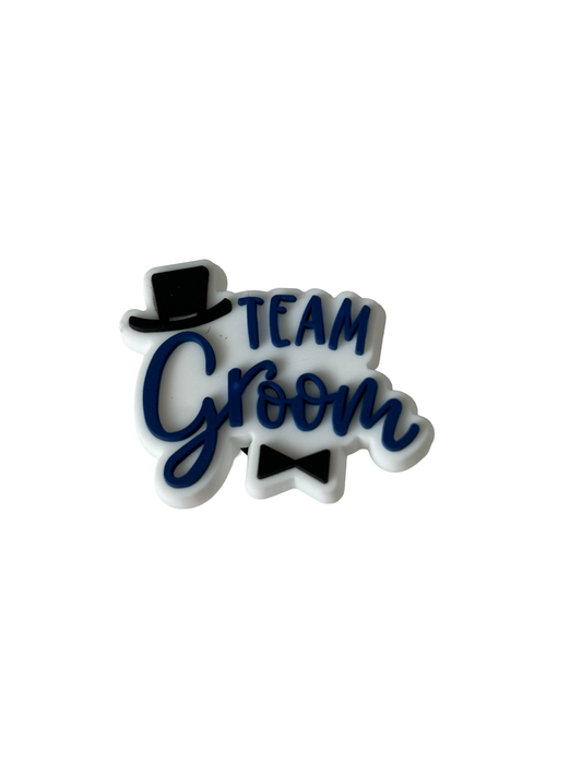Team Groom Croc Charm