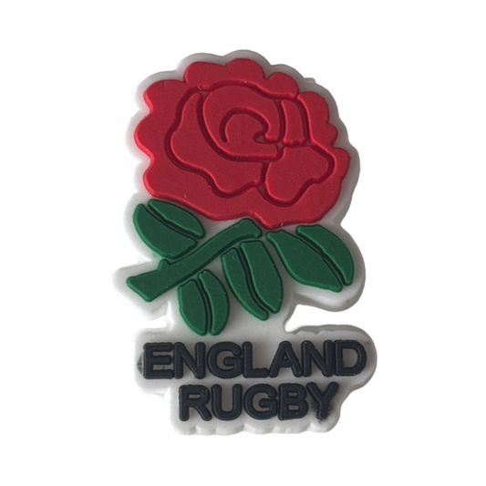 England Rugby Croc Charm