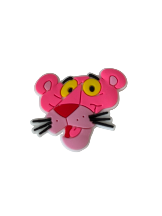 Pink Panther Croc Charm