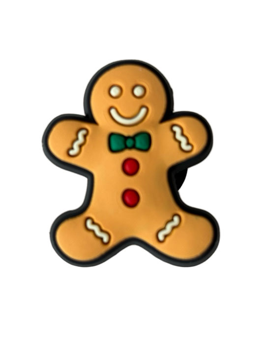 Gingerbread Man Croc Charm