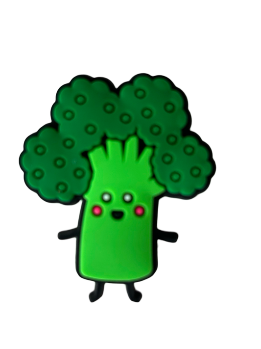 Broccoli Croc Charm
