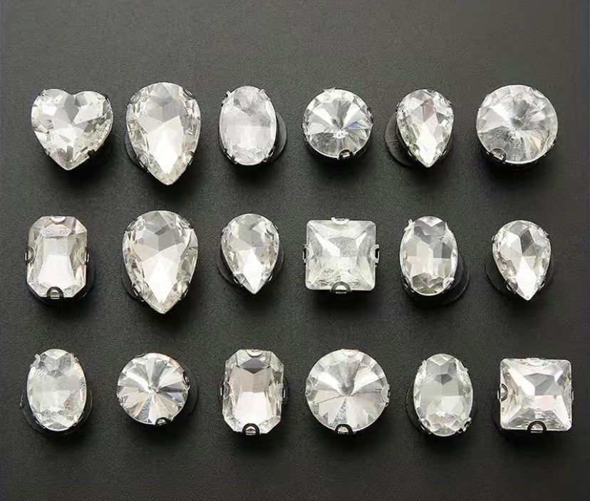 Croc Charms Rhinestone Diamonds 10 Piece set